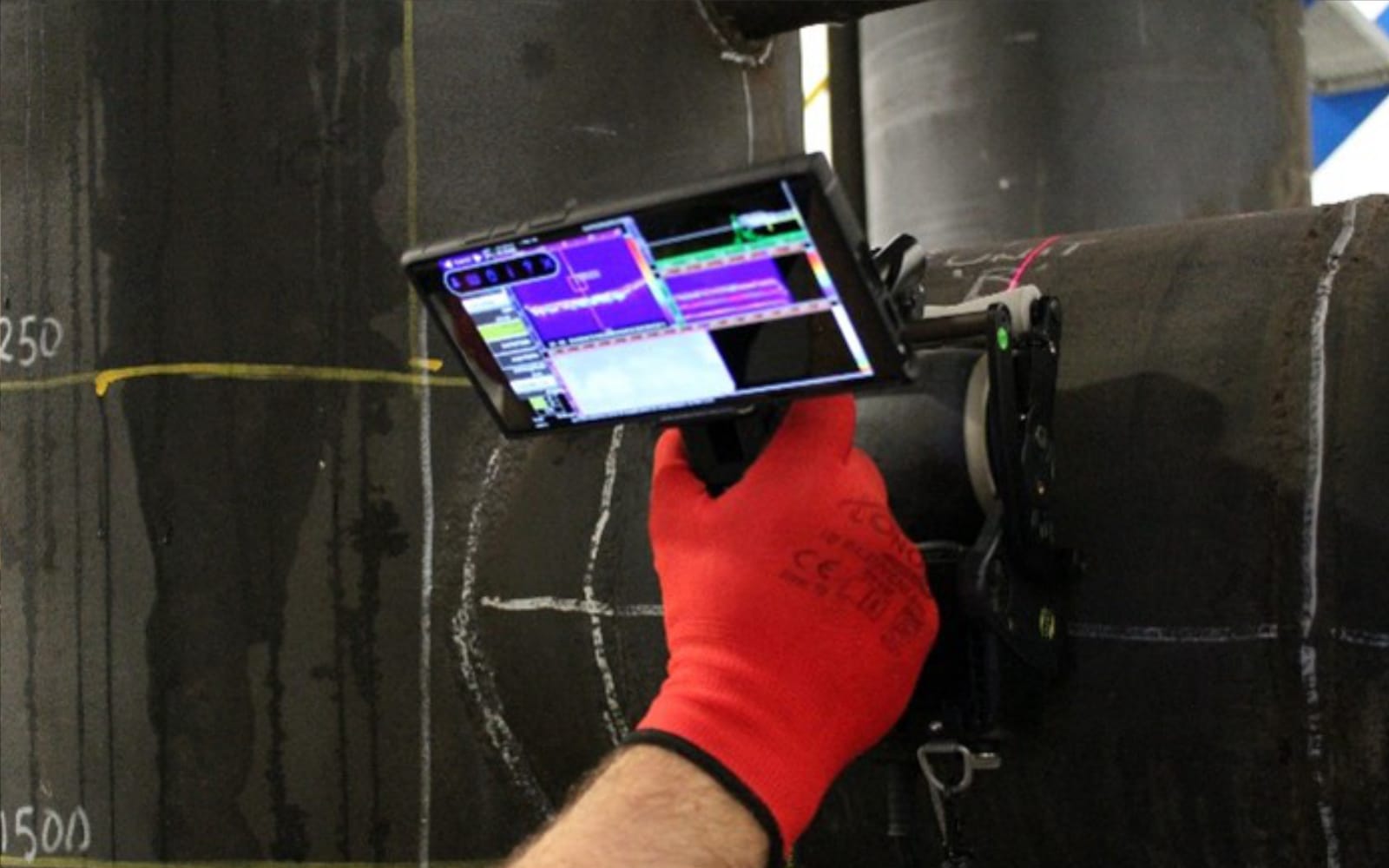 C-Scan Inspection of Pipework Utilising the WheelProbe 2 :: Sonatest