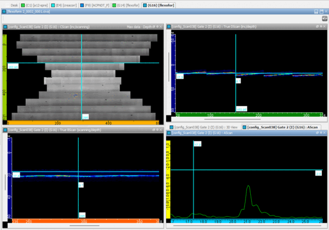 Fi. 1 - Merged C-Scan Zooming
