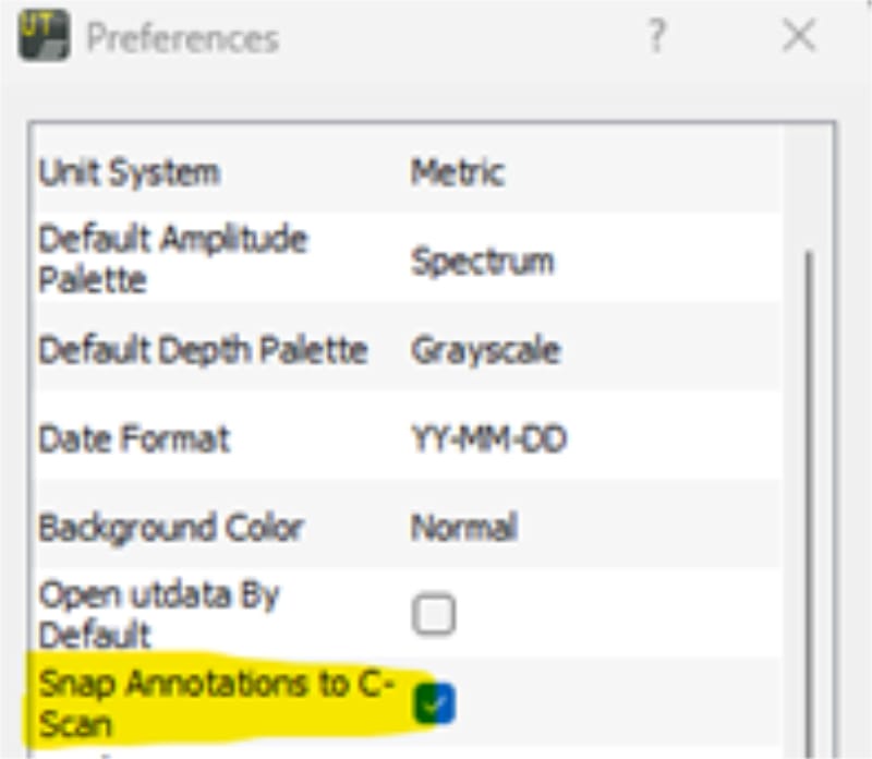 Snap Annotations enabled in Preferences