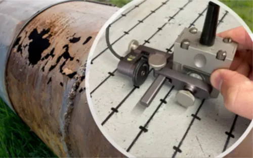Fig. 1 - Do NDT mapping before corrosion perforation