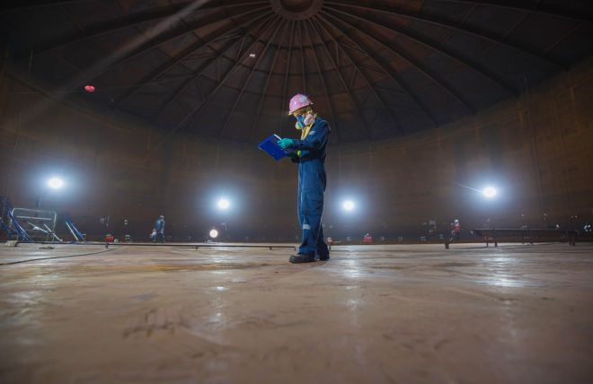 Storage Tank Floor Inspection