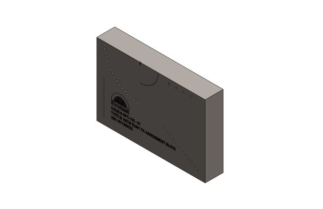 Type B / ASTM E2491 Phased Array Block